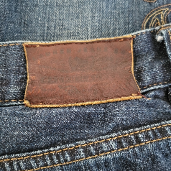 VTG Lauren Ralph Lauren Embroidered with Stud Classic‎ Bootcut Denim 2 - Picture 8 of 9